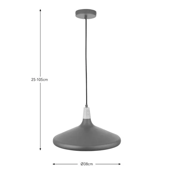 Adjustable Pendant Light - Red, Metal