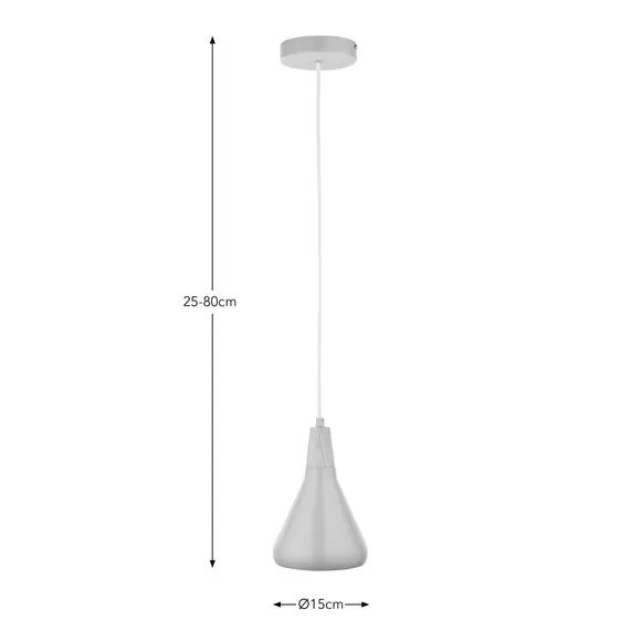 Adjustable Pendant Light Retro Style - Green, Metal