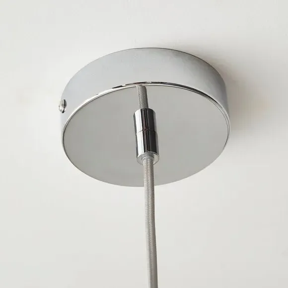 Adjustable Pendant Light - Silver, Glass