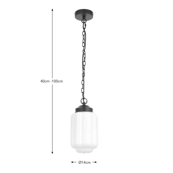 Adjustable Pendant Light with Ribbed Design