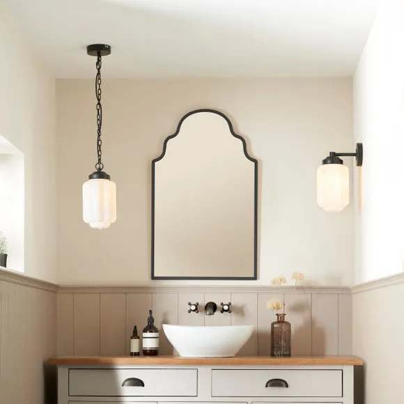 Adjustable Pendant Light with Ribbed Design