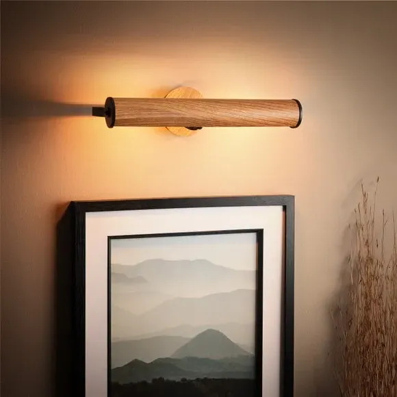Adjustable Picture Light - Wood Effect