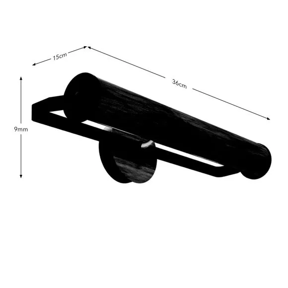 Adjustable Picture Light - Wood Effect