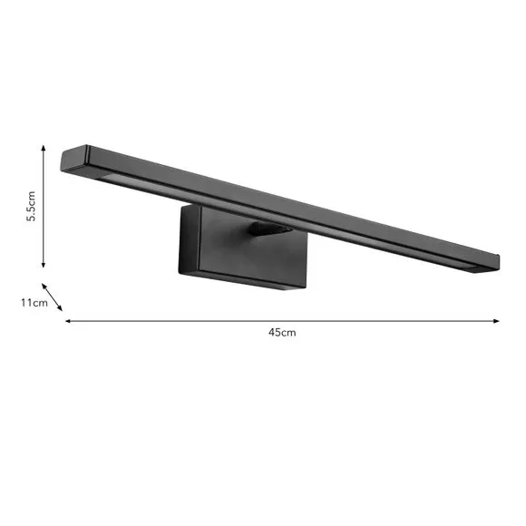Adjustable Picture Wall Light - Black, LED