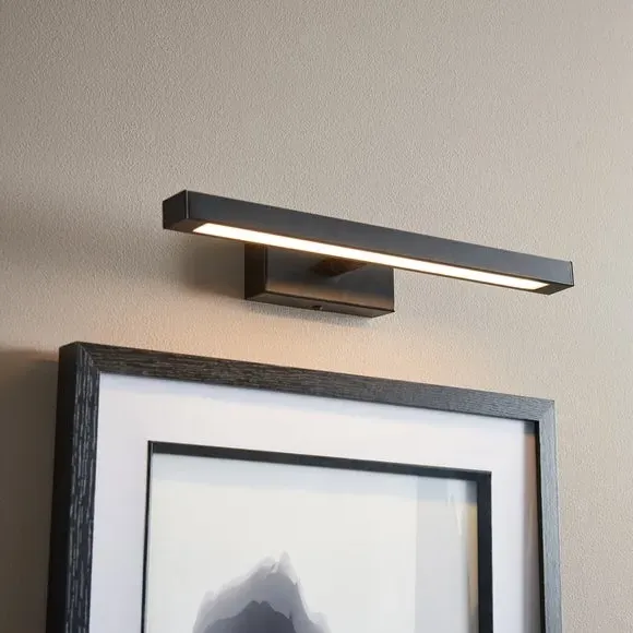 Adjustable Picture Wall Light - Black, LED image