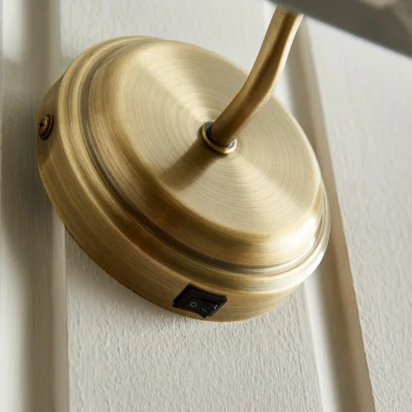 Adjustable Picture Wall Light - Gold, Metal