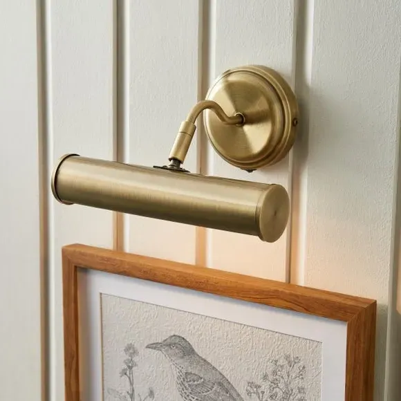 Adjustable Picture Wall Light - Gold, Metal image