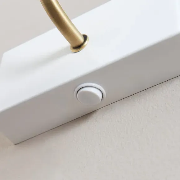 Adjustable Picture Wall Light - Off-White, Metal