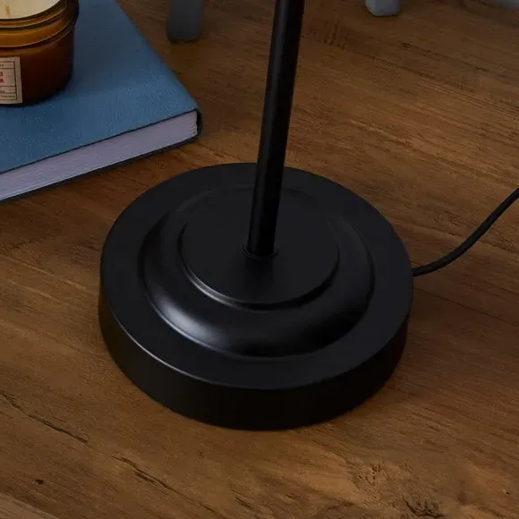 Adjustable Table Lamp - Black, Metal