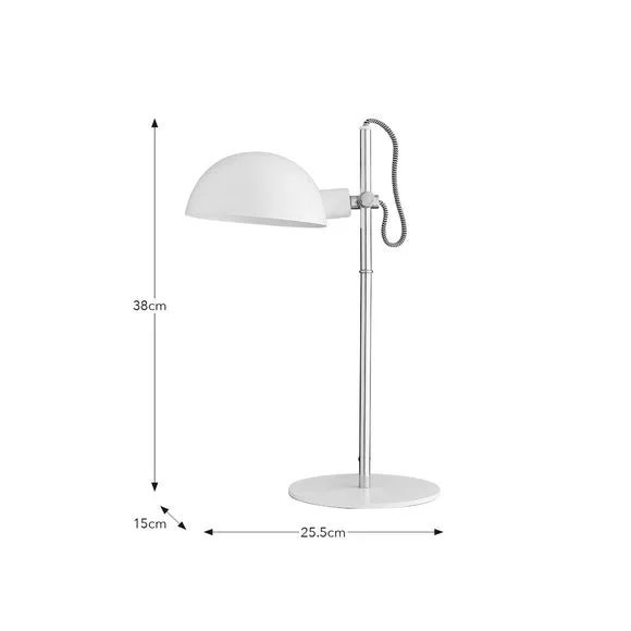 Adjustable Table Lamp - White