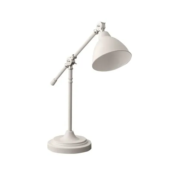 Adjustable Table Lamp with Lever Arm - Grey