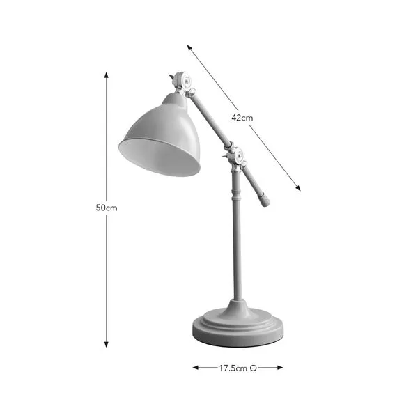 Adjustable Table Lamp with Lever Arm - Lilypad
