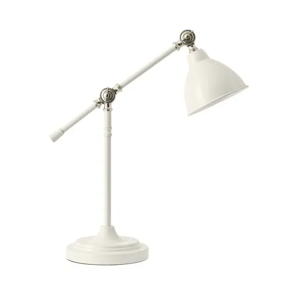 Adjustable Table Lamp with Lever Arm - Taupe