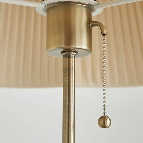 Adjustable Tripod Floor Lamp - Gold