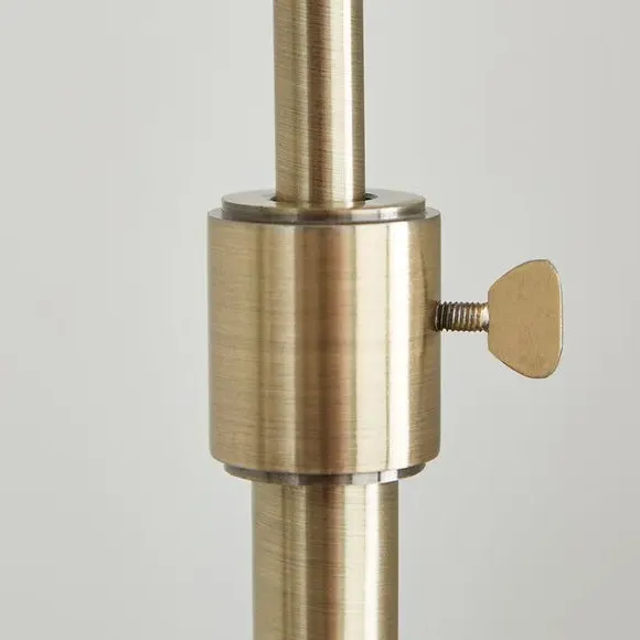 Adjustable Tripod Floor Lamp - Gold