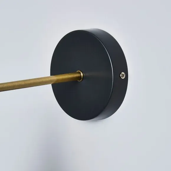 Adjustable Wall Light - Dark Grey, Metal