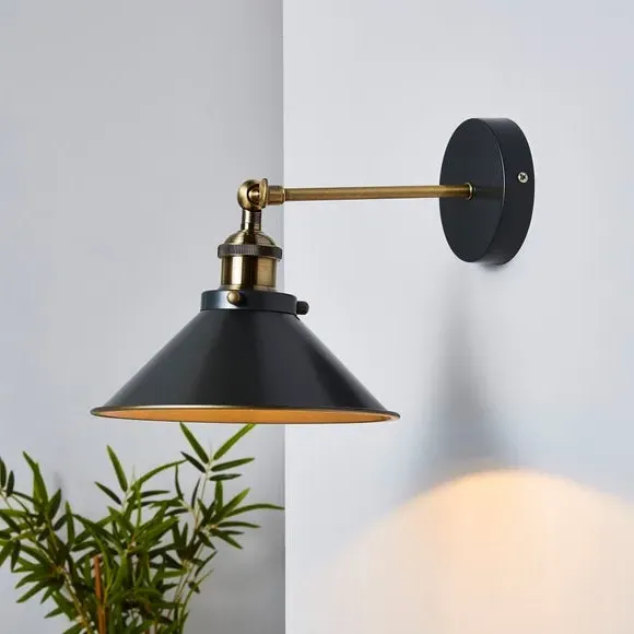 Adjustable Wall Light - Dark Grey, Metal image
