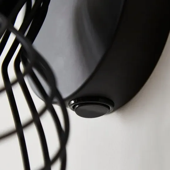 Adjustable Wall Light Industrial Style - Black Metal