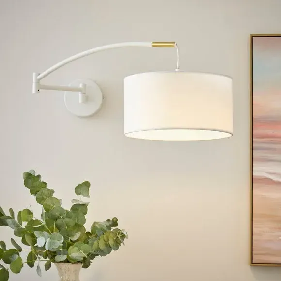 Adjustable Wall Light - White