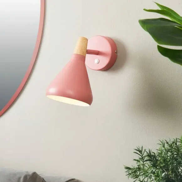 Adjustable Wall Light with Switch - Clay, Metal image