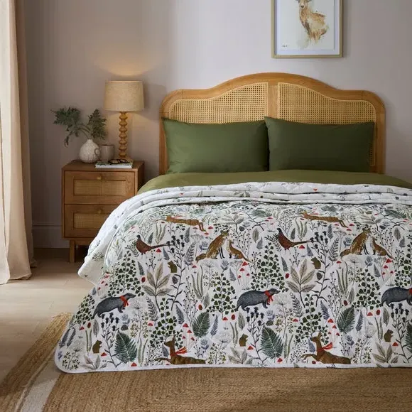 Animal Print Bedspread - Multicolor, Cotton image