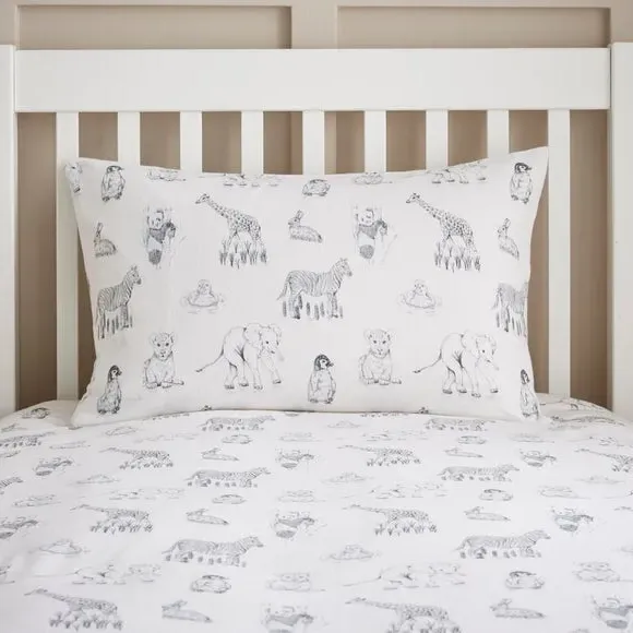 Animal Print Quilt Cover Set - Multicolor, Cotton