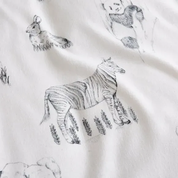 Animal Print Quilt Cover Set - Multicolor, Cotton