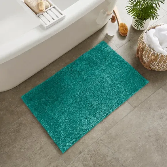 Anti-Bacterial Bath Mat - Blue, Recycled Polyester
