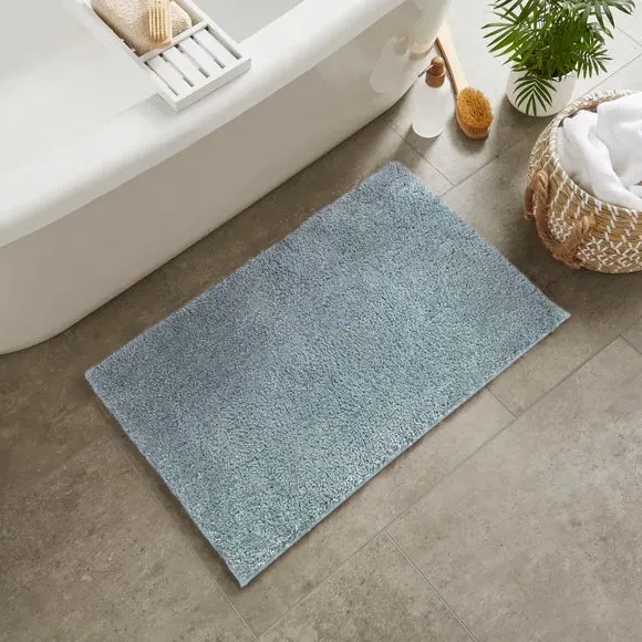 Anti-Bacterial Bath Mat - Chambray, Recycled Polyester