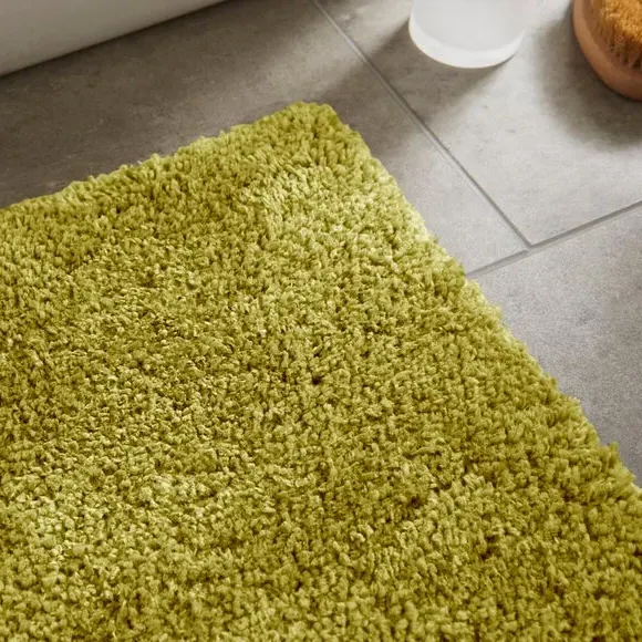 Anti-Bacterial Bath Mat - Green, Recycled Polyester