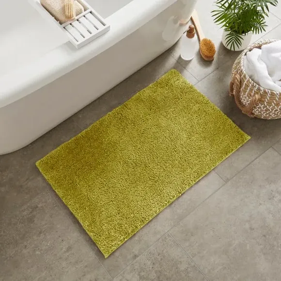 Anti-Bacterial Bath Mat - Green, Recycled Polyester