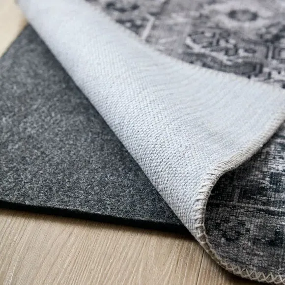 Anti-Slip Rug Pad with Cushioning - Grey