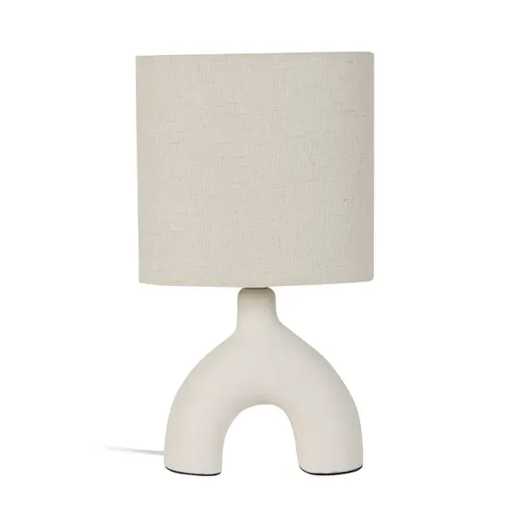 Arc Table Lamp - Natural, Ceramic
