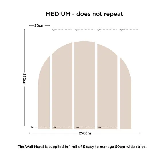 Arch Wall Mural - Natural, Sandstone