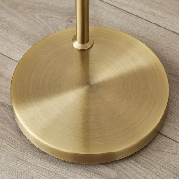 Arched Adjustable Floor Lamp - Antique Brass