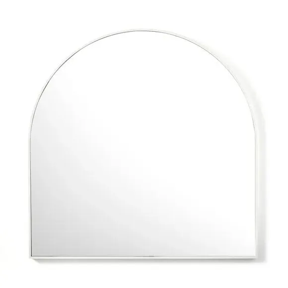 Arched Wall Mirror - White