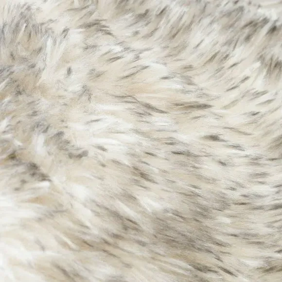 Arctic Fox Throw Blanket - Grey, Polyester