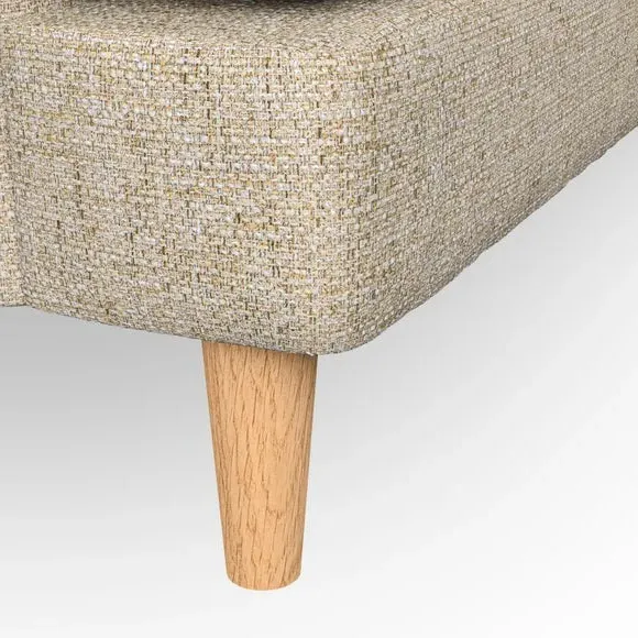 Armchair with Button Details - Honey, Weave