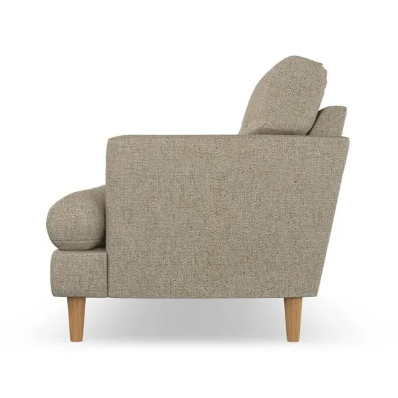 Armchair with Button Details - Honey, Weave