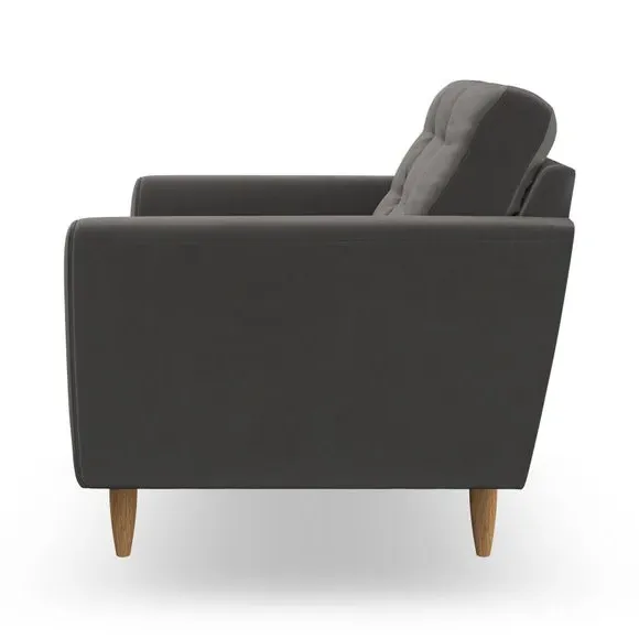 Armchair with Scatter Cushions - Charcoal