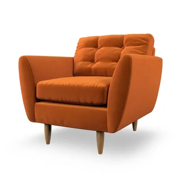 Armchair with Scatter Cushions - Ginger