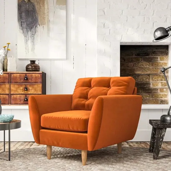 Armchair with Scatter Cushions - Ginger