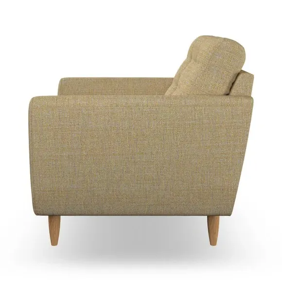 Armchair with Scatter Cushions - Ochre