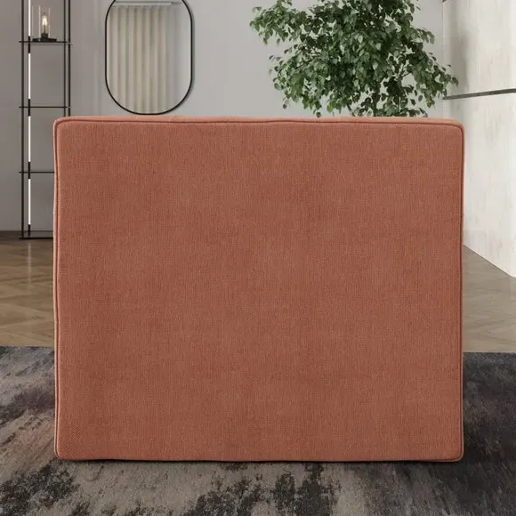 Armless Modular Sofa Piece - Clay, Chenille