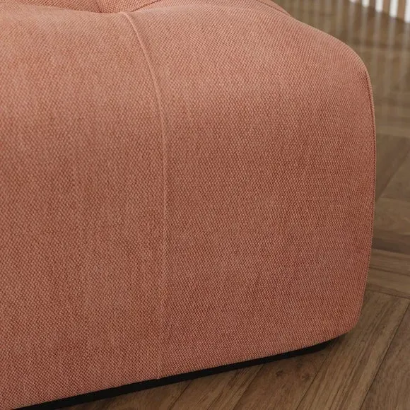 Armless Modular Sofa Piece - Clay, Chenille