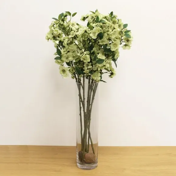 Artificial Almond Blossom Stem - Cream