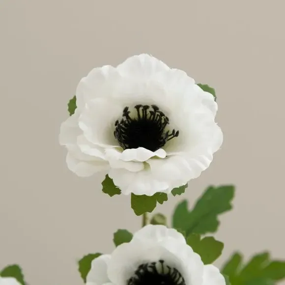 Artificial Anemone Stem - White