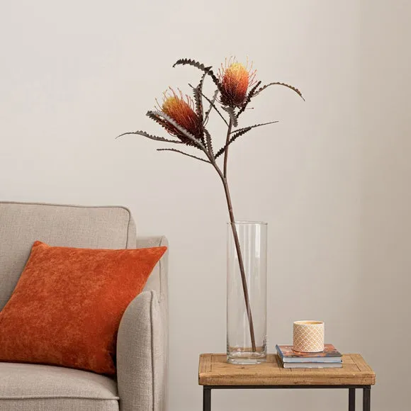 Artificial Banksia Stem - Orange image