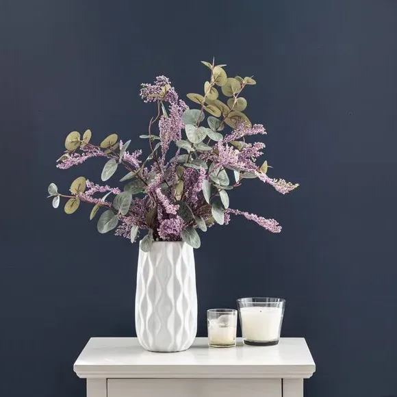 Artificial Berry Bouquet - Green, Ceramic Vase image