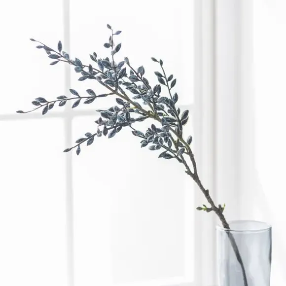 Artificial Berry Stem - Blue, Plastic
